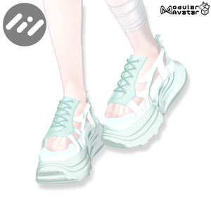 【VRChat想定】Mojito(モヒート) / サンダルスニーカー【6アバター対応】 缩略图 2