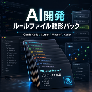 AI開発 ルールファイル雛形パック