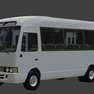 トヨタ コースター 3Dmodel