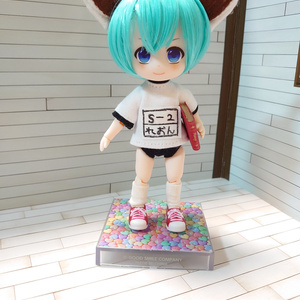 1/12 ドール用 レザーバッグ◆オビツ11 本革 ブラウン