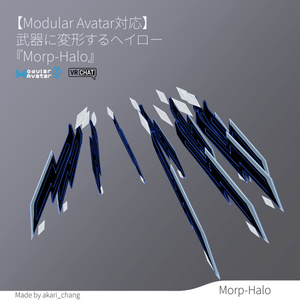 【Modular Avatar対応】武器に変形するヘイロー『Morp-Halo』 缩略图 3