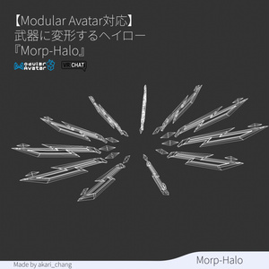 【Modular Avatar対応】武器に変形するヘイロー『Morp-Halo』 缩略图 4