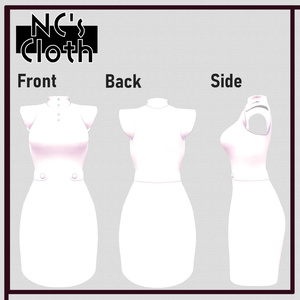 【61アバター対応】Dress_01【NC's Cloth】 缩略图 3