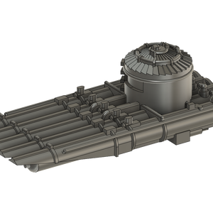 【STLデータ無料配布】 1/700 米海軍 5連装魚雷発射管【Free use STL Data】