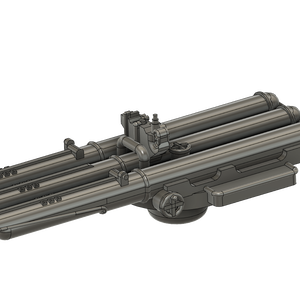 【STLデータ無料配布】1/700 ソ連海軍 駆逐艦用 533mm三連装魚雷発射管【Free use STL Data】