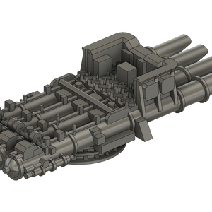 【STLデータ無料配布】1/700 ドイツ国防海軍 4連装533mm魚雷発射管【Free use STL Data】