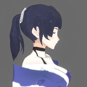 【VRoid Beta Ver.】 Striker Fulminata HI3 雷電芽衣 • Hair Preset 