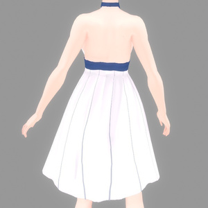 【VRoid（stable ver.）】 Oceanid Fantasy Style Dress オーシャノイド・ファンタジースタイルドレス 
