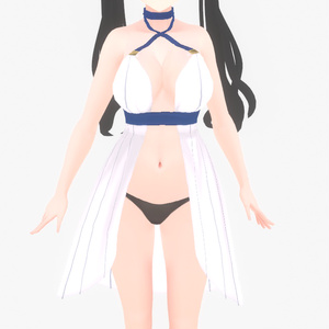 【VRoid（stable ver.）】 Oceanid Fantasy Style Dress オーシャノイド・ファンタジースタイルドレス 