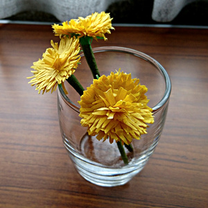 タンポポ 造花(三本)