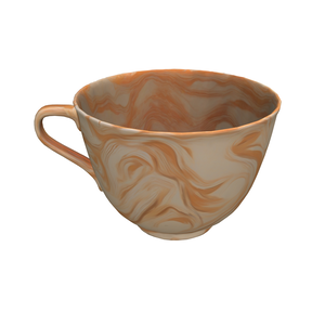 Elegant tea cup 3d model