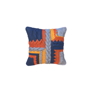 Patchwork knitted cushion 3D model