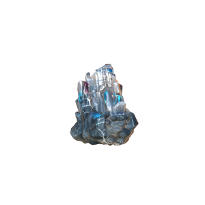 Giant glowing crystal cluster 3d model