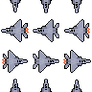 ピクスク用アバター/エフェクト　戦闘機(F15,Cipher,Pixy)/パイロット/C'moooon!　