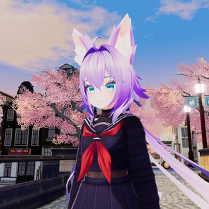 Rindo 竜胆  Hair Violet Hues Texture 缩略图 2