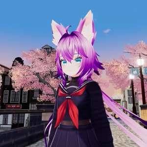 Rindo 竜胆 Hair Purple Turquoise Textures 缩略图 4