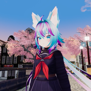 Rindo 竜胆 Hair Purple Turquoise Textures 缩略图 3
