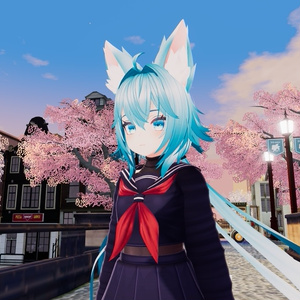 Rindo 竜胆 Hair Purple Turquoise Textures 缩略图 5