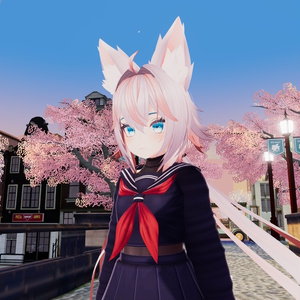 Rindo 竜胆 Hair Pale Lilac Red Textures 缩略图 2