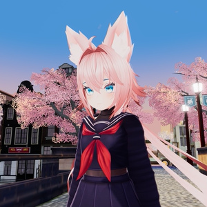 Rindo 竜胆 Hair Pale Lilac Red Textures 缩略图 5