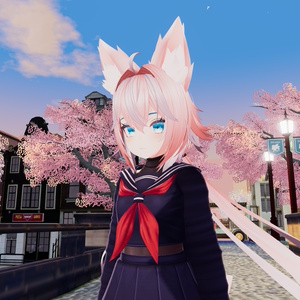 Rindo 竜胆 Hair Pale Lilac Red Textures 缩略图 3