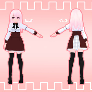 VRchatオリジナル３Dモデル"ミナ" 缩略图 2