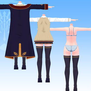 VRchatアバター衣装[魔法学園の衣装] 缩略图 4