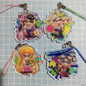 スプラトゥーン シオカラーズ缶バッジ＆ポストカード - - BOOTH