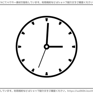 【ベクター素材】20220120_時計1