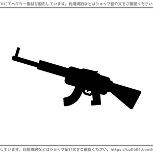 【ベクター素材】20220212_銃1