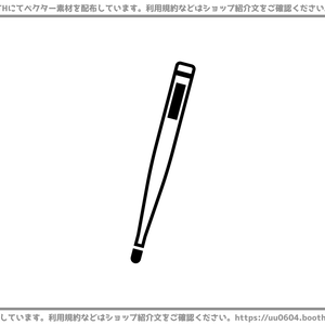 【ベクター素材】20220407_体温計1