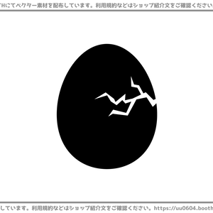 【ベクター素材】20220623_卵1