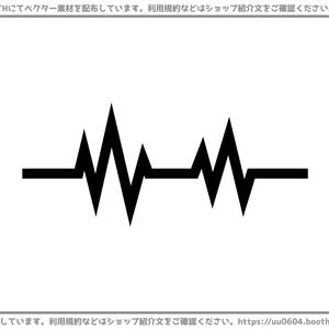 【ベクター素材】20221105_波形1