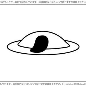 【ベクター素材】20221114_オムライス1