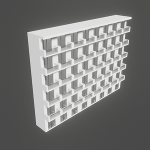普通のマンション　3Dモデルデータ