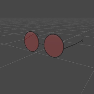 Round Glasses for Mamehinata / 「まめひなた用の丸メガネ」 缩略图 3