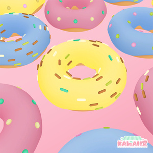 カラフルドーナツ【無料あり】