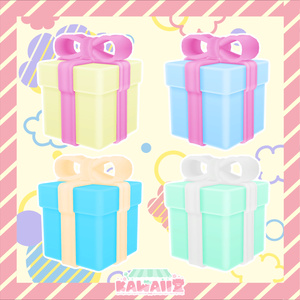 【バレンタイン】プレゼントボックスとクマのチョコレート【無料】