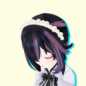 真珠の髪飾り