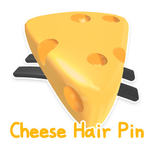 Cheese Hair Pin
