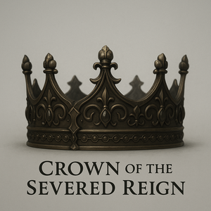 黒耀の断冠 - Crown of the Severed Reign【VRChat想定3Dモデル／ダークファンタジー王冠／lilToon】