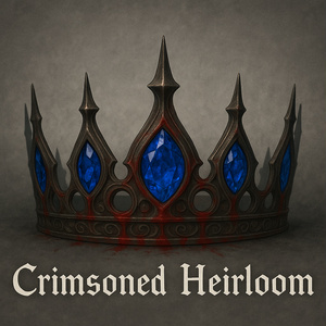 Crimsoned Heirloom - 血濡れの遺冠【VRChat想定/3Dモデル/ティアラ・lilToon対応】