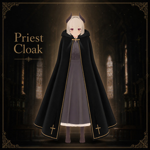 【複数アバター対応/3色展開】Priest Cloak｜司祭のマント 缩略图 2