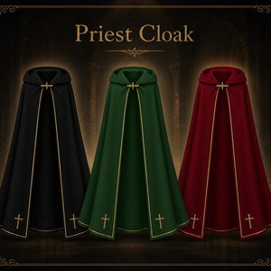 【複数アバター対応/3色展開】Priest Cloak｜司祭のマント 缩略图 3