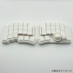 torabo-tsuki LP トラックボール付き無線分割キーボードキット - のぎ