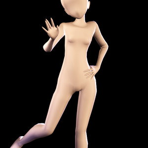 「Vrchat」マネキン / Base Model v1.0　「モジュラー||カスタマイズ可能||50+　Blendshape入れる」