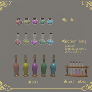 【3Dモデル】魔法使いの机＆小物セット 缩略图 6