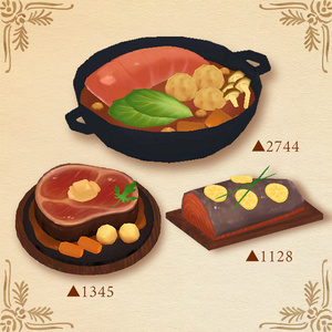 【VRChat想定】ファンタジー世界的ごはん -Fantasy meal set- 【7点】 缩略图 2