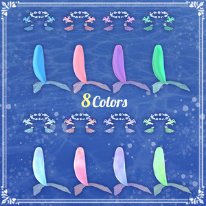 【ヘイロー＆アクセサリー4点】NarikiriMermaidSet【キプフェル対応】 缩略图 4