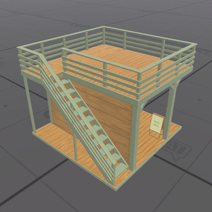 【Vketブース想定】4x4x5 Garden House Booth 缩略图 2